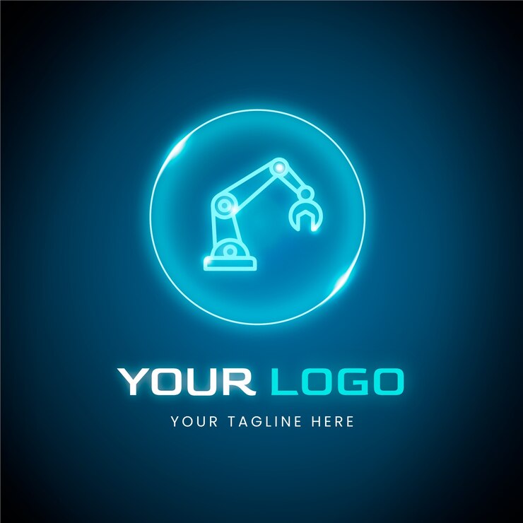 Free Vector gradient industry 4.0 logo template