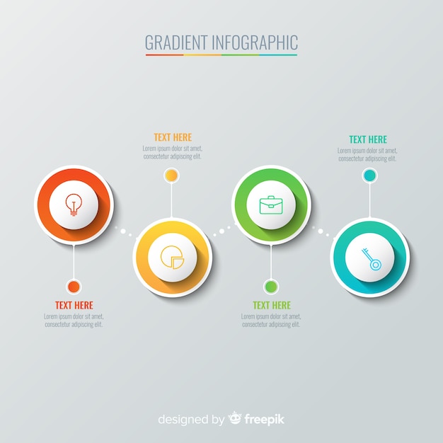 그라디언트 infographic