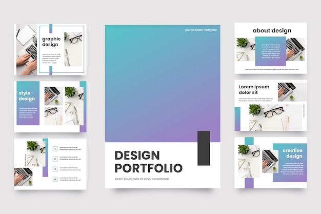 Creative Design Portfolio Template Graphic Design Portfolio, Multipurpose  Portfolio Brochure Indesign Template Instant Download 