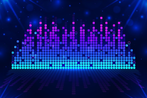Free vector gradient karaoke background