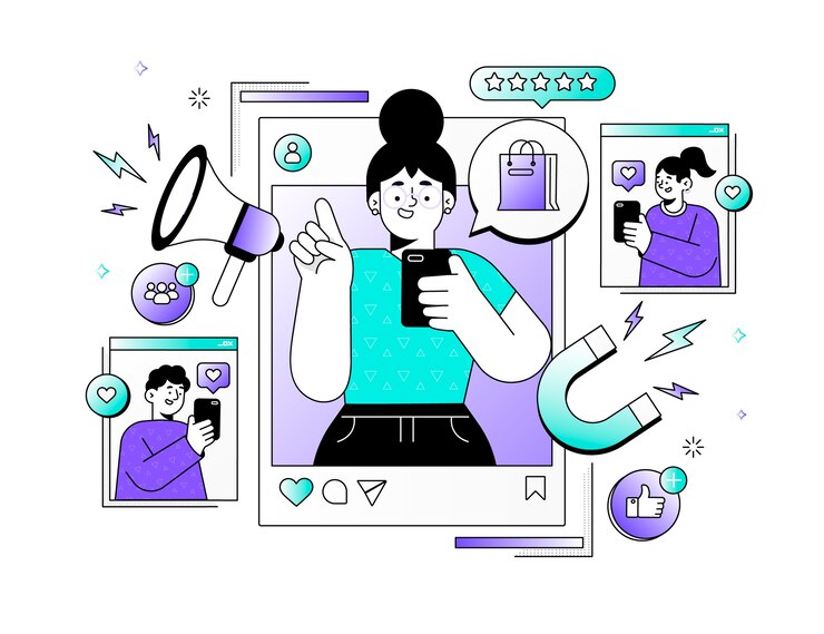 무료 Vector 그라데이션 콜 일러스트