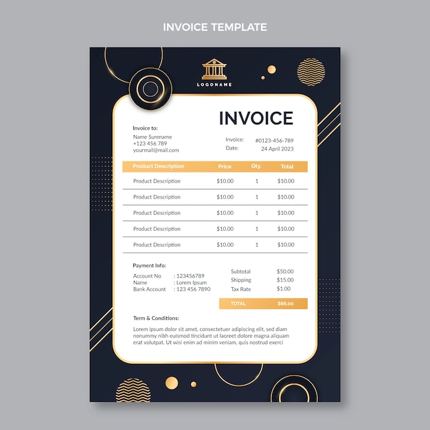 Free vector gradient law firm template