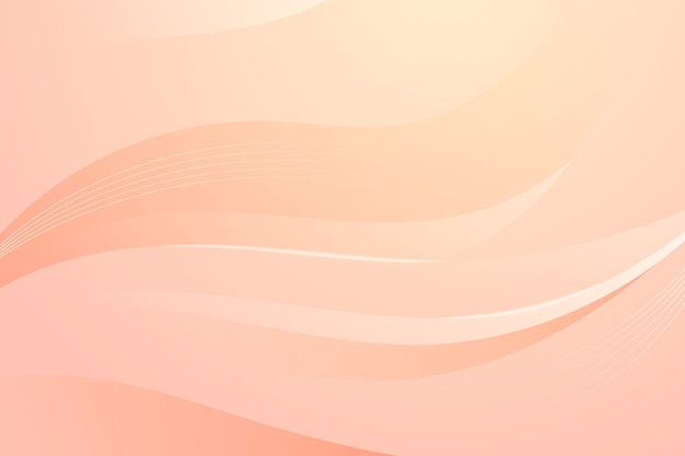 Free vector gradient light peach background