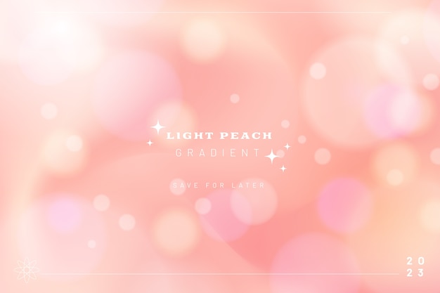 Free Vector gradient light peach background