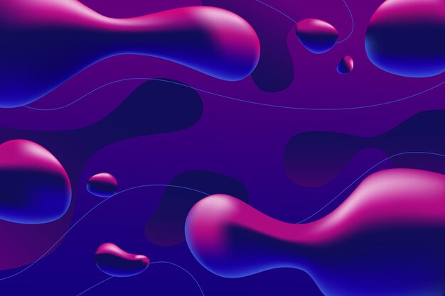 Gradient liquid abstract background