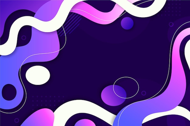 Free vector gradient liquid abstract background