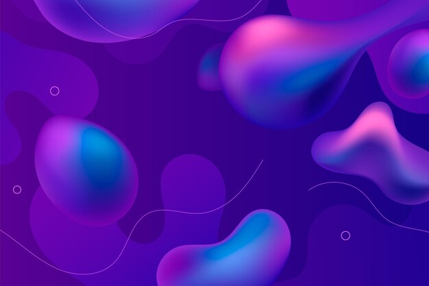 Gradient liquid abstract background