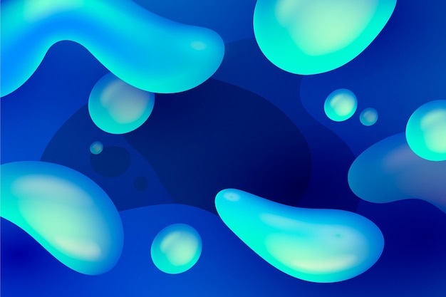 Gradient liquid abstract background