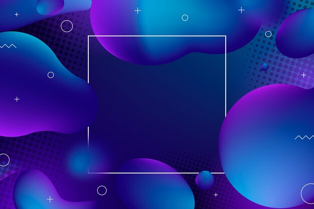 Gradient liquid abstract background