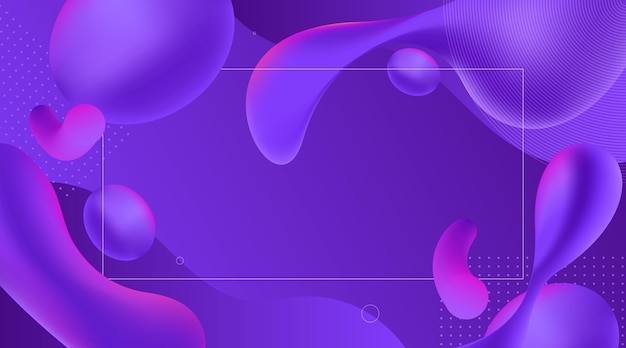 Free vector gradient liquid abstract background