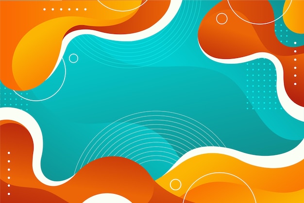 Free vector gradient liquid abstract background