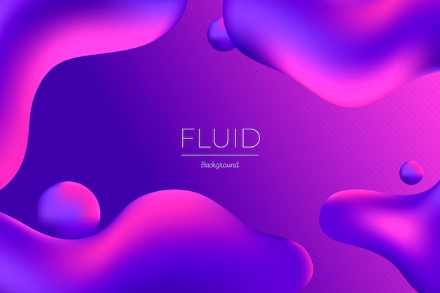 Free vector gradient liquid abstract background