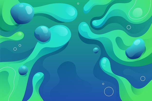 Gradient liquid abstract background