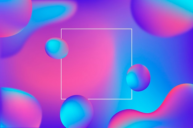 Gradient liquid abstract background