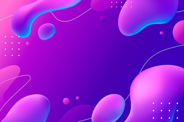 Gradient liquid abstract background