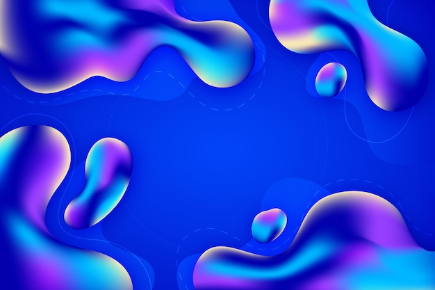 Free vector gradient liquid abstract background