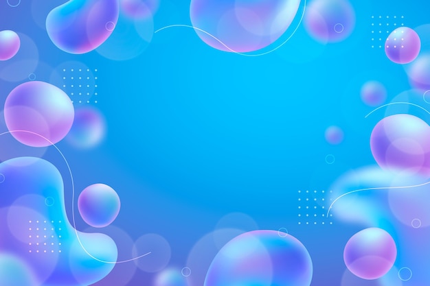 Gradient liquid abstract background