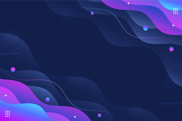 Free vector gradient liquid background design