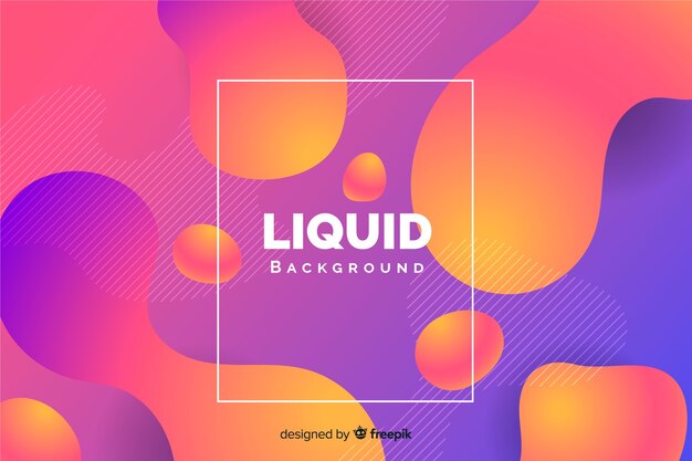 Gradient liquid background