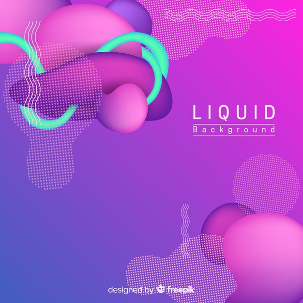 Gradient liquid background