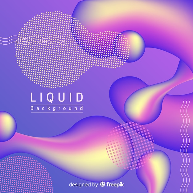 Gradient liquid background