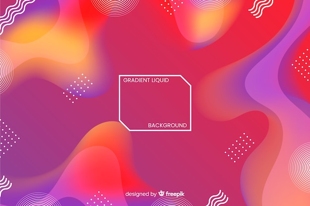 Gradient liquid background