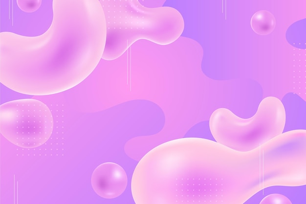 Free vector gradient liquid pink background