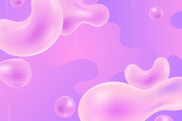 Gradient liquid pink background