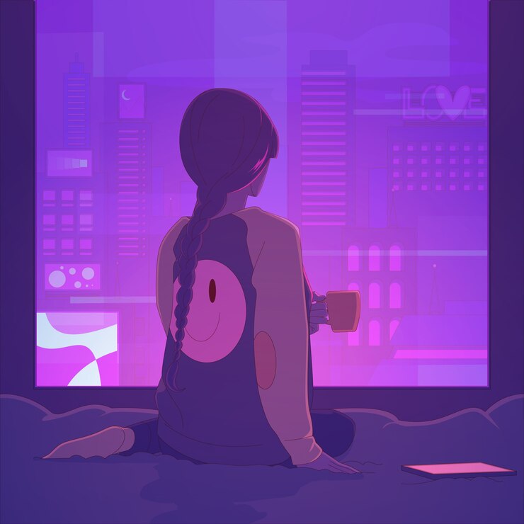 Free Vector gradient lo-fi illustrations