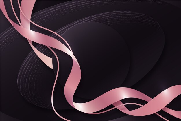 Gradient luxury ribbon background