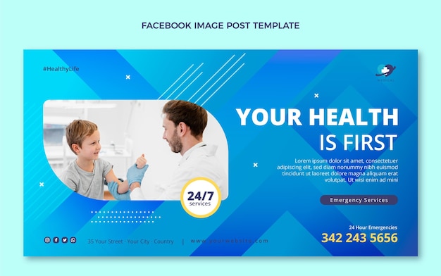 gradient medical facebook post