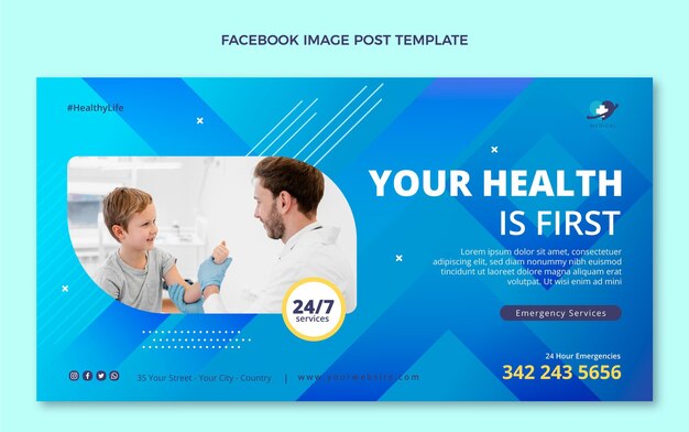 gradient medical facebook post