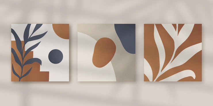 Free Vector gradient minimal hand drawn covers collection