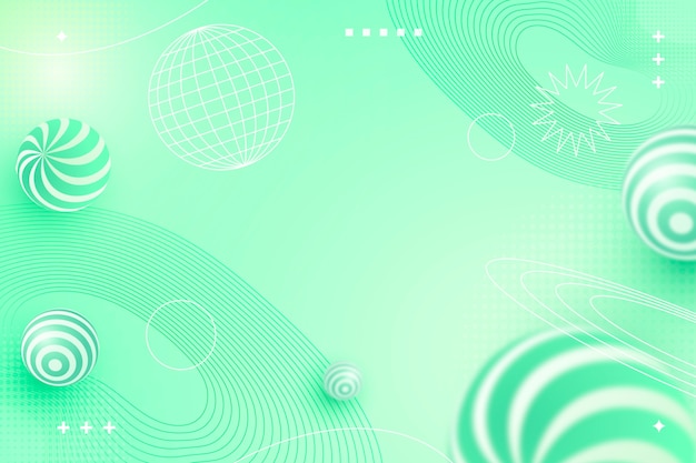 Gradient mint background