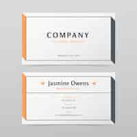 Free vector gradient modern business card