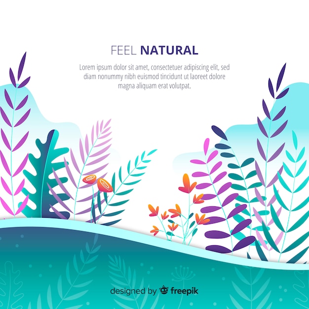 Gradient nature background