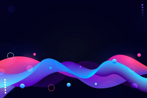 Gradient neon light background