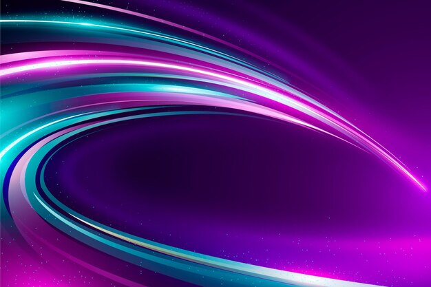 Gradient neon light background