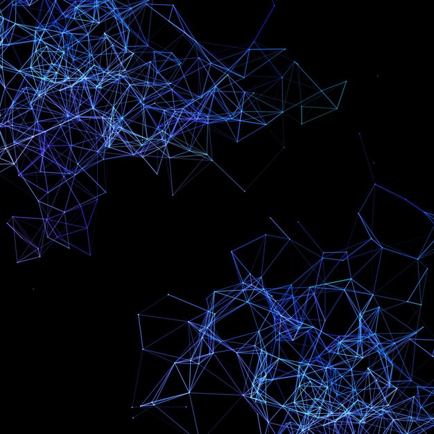 Gradient network connection background