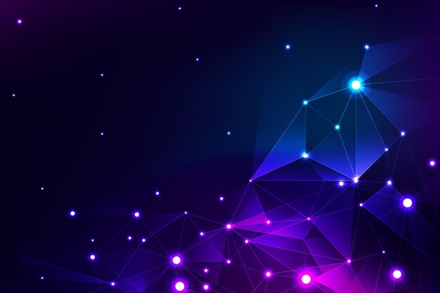 gradient network connection background