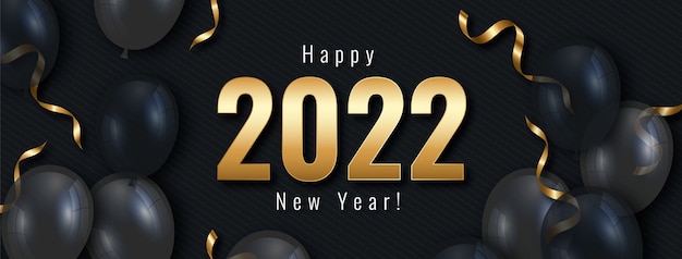 Gradient new year social media cover template