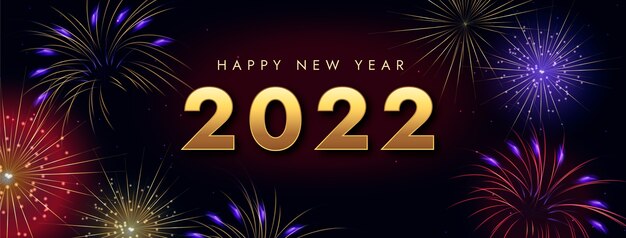 Gradient new year social media cover template