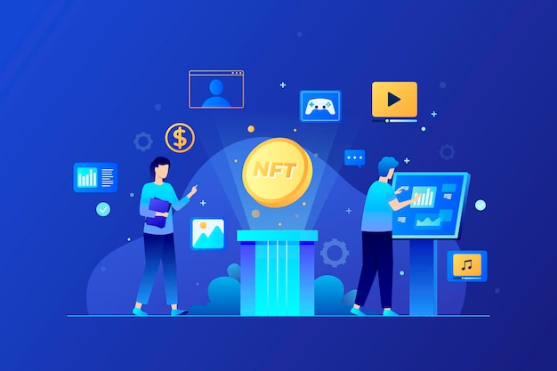 그라디언트 nft 개념 설명