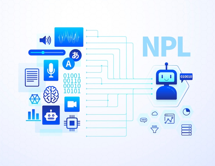 Free Vector gradient npl illustration