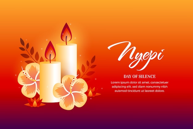 Gradient nyepi background