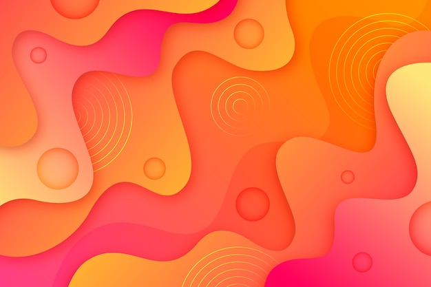 Бесплатное векторное изображение Градиент оранжевый абстрактный фон
