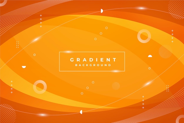 Free Vector gradient orange abstract background