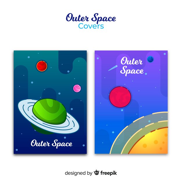 Free vector gradient outer space covers