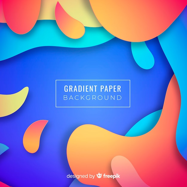 Free vector gradient paper background