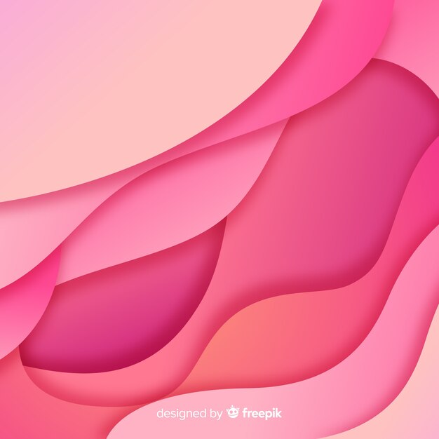 Gradient paperart background